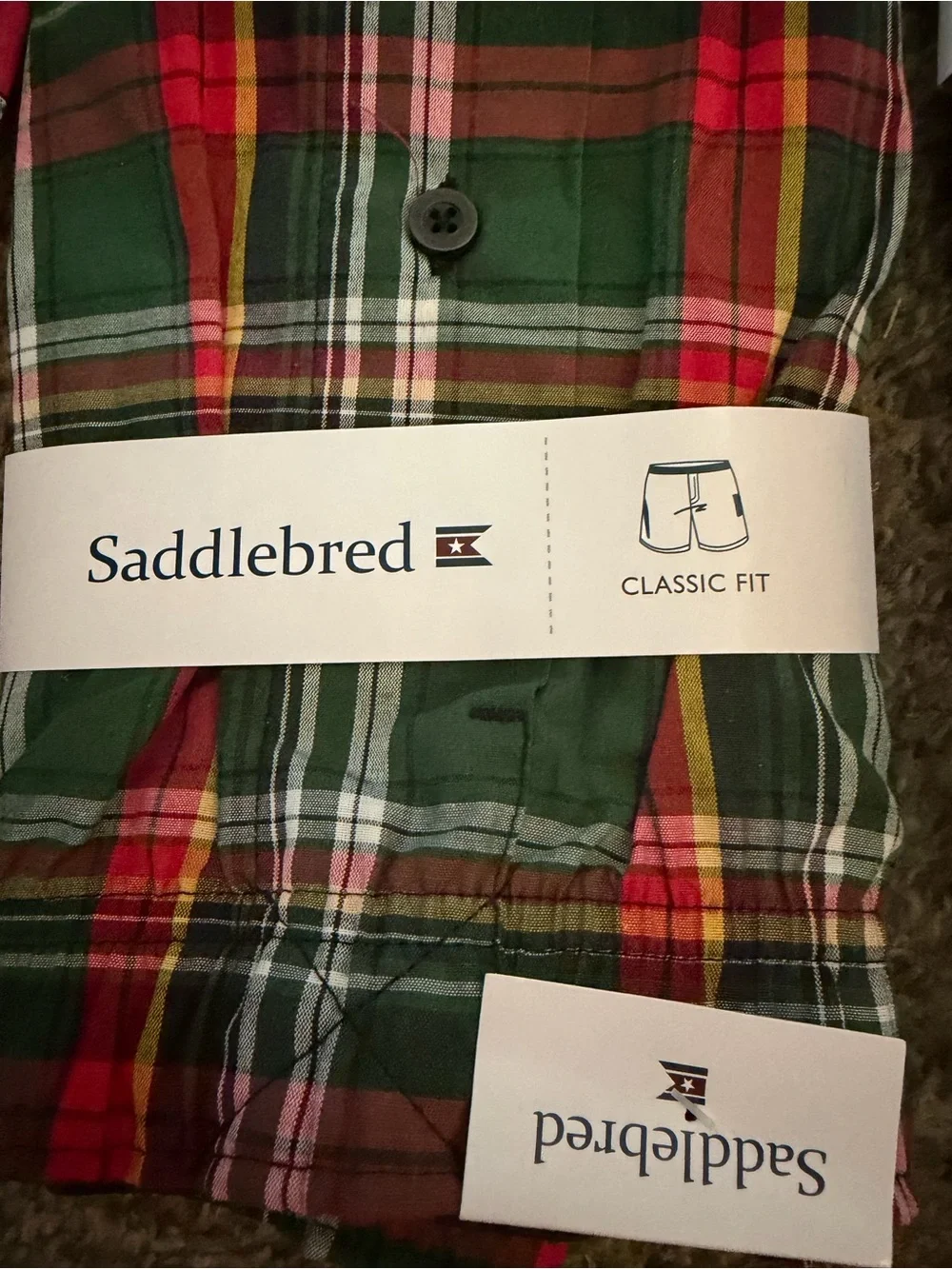 Saddlebred Men's Plaid & Print Boxer Shorts Bundle - Red, Green, Blue